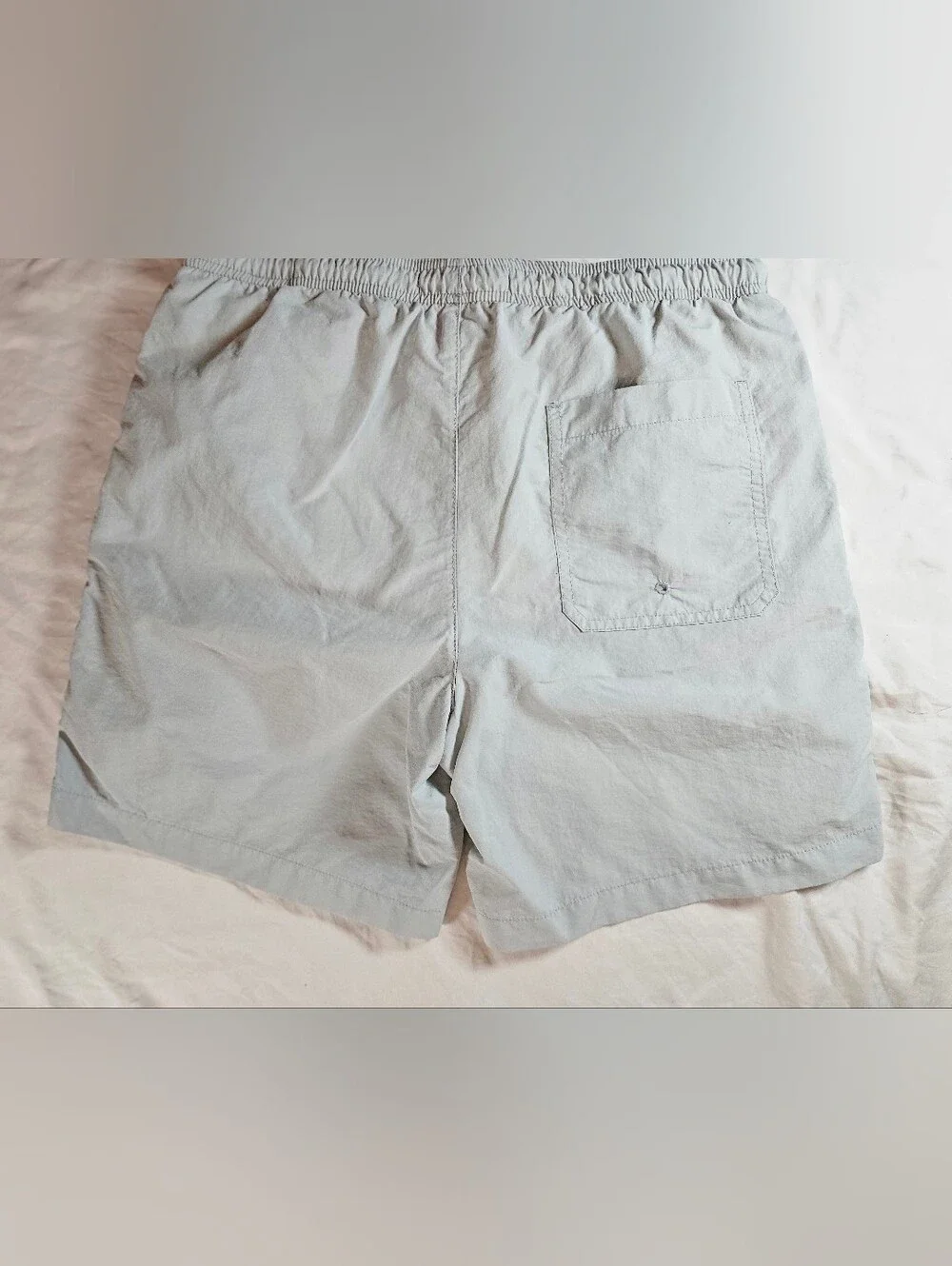 Pacsun Mens Light Blue Elastic Waist Side Pockets Swim Trunks Size Small